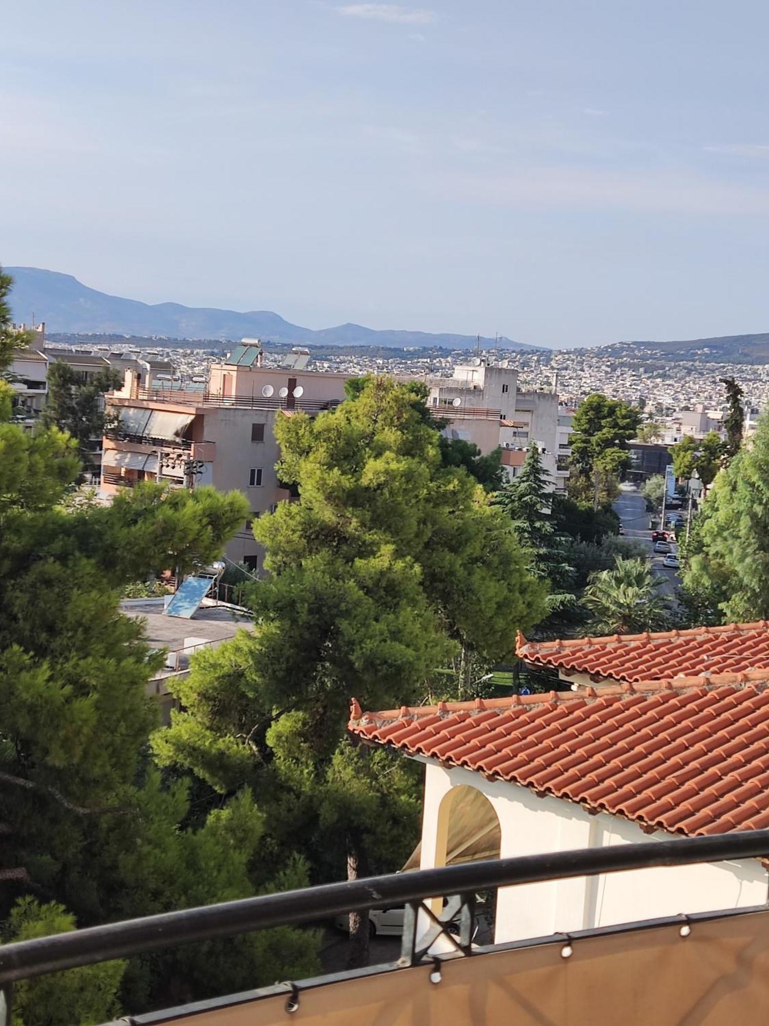 "Athens Light" Luxury Spacy Appartment, Agia Paraskevi Exteriör bild